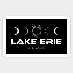 Total Solar Eclipse Totality Great Lake Erie Sticker